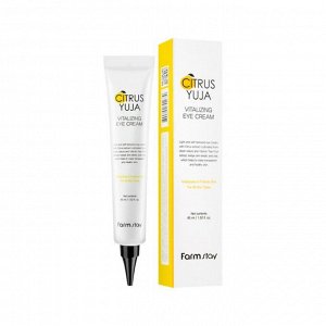 FarmStay Крем для кожи вокруг глаз с экстрактом цитруса Eye Cream Citrus Yuja Vitalizing