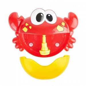Игрушка для ванной Крабик с пеной и музыкой (без коробки) - Пенный генератор мыльных пузырей Bubble Crab