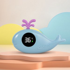 Термометр для воды Китенок (голубой) - Термометр для ванной