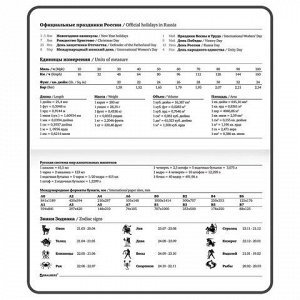 Еженедельник недатированный с резинкой (171х93 мм), BRAUBERG, твердый, УФ-ЛАК, 64 л., "Blur"