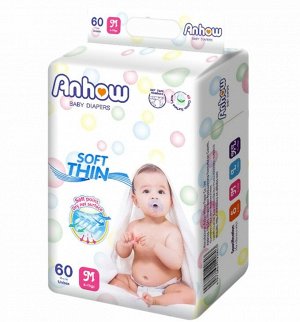 Подгузники ТМ Anhow размер M (6-11кг)