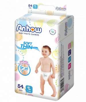Подгузники- трусики ТМ Anhow размер L (9-14кг)