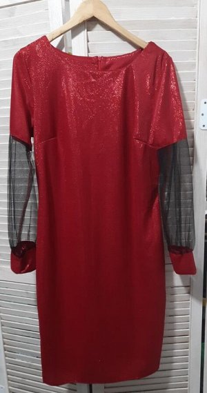 Платье Цвет красный, смотрите доп. фото
ОГ 100 см, ОБ 102 см, длина 94 см