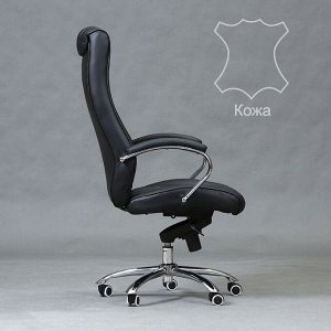 Кресло Everprof King M Кожа Черный