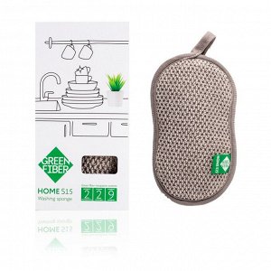 Greenway Губка для мытья посуды Green Fiber HOME S15
