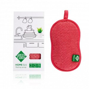 Greenway Губка для мытья посуды Green Fiber HOME S15