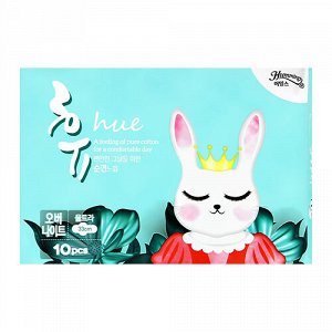 Прокладки, гигиенические для критических дней ночные 33 см/Hue Sanitary pads night 10 шт, Hummings, Корея,