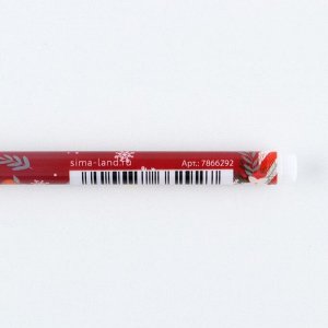 Ручка пластик с колпачком "Верь в чудеса", синяя паста, шариковая 0,5 мм