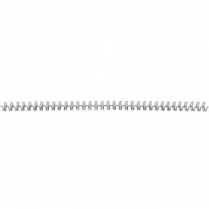 Пружины для переплета металлические, d=8мм, 100 штук, сшивают 21-50 листов, черные, Office Kit OKPM516B