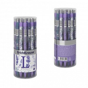 Механический карандаш 0,5мм, HB, ErichKrause Lavender, матовый корпус Soft-Touch, фольгированные элементы, МИКС