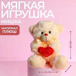 Мягкая игрушка «Ты - мой мир!», 22 см., МИКС