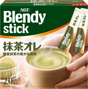 AGF (Ajinomoto General Foods) Чай зеленый с молоком Agf Blendy, 9,7г*20шт