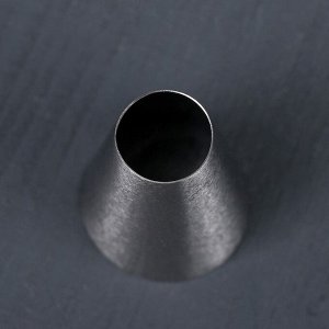 Насадка кондитерская «Трубочка», d=3,4 см, выход 1,7 см, нержавеющая сталь