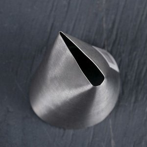 Насадка кондитерская «Роза», d=5 см, выход 3,5 см, нержавеющая сталь