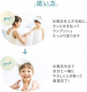 IFME In-bath Body Milk - молочко после ванной для мамы и ребенка