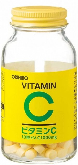 Orihiro Vitamin C Натуральный Витамин С 1000 мг, на 1 месяц
