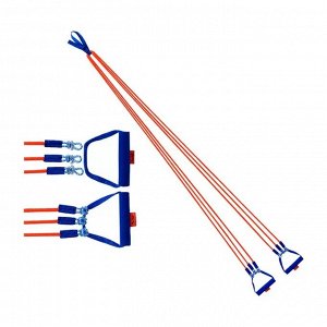 Эспандер лыжника-пловца со съемными жгутами V76