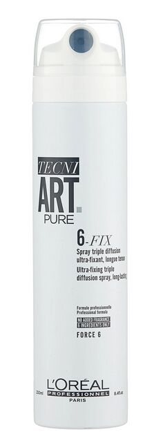 Спрей для фиксации волос Tecni.Art 6-Fix Pure, экстрасильная фиксация, 250 мл