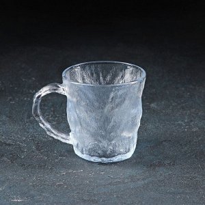 Кружка стеклянная Доляна «Бланш», 250 мл, цвет прозрачный