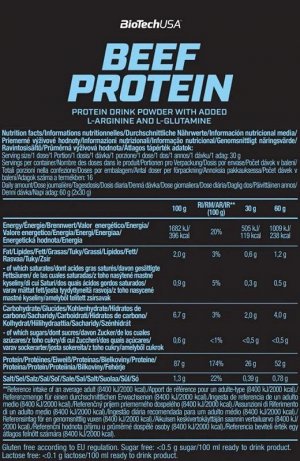 Протеин BioTechUSA Beef Protein - 0,5 кг