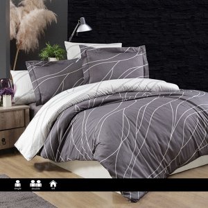 КПБ FIRST CHOICE Cotton Satin Евро в асс. FCCS004/3