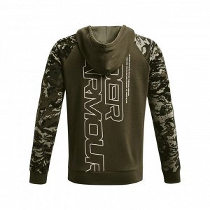 Джемпер мужской UA RIVAL FLC CAMO SCRIPT FZ