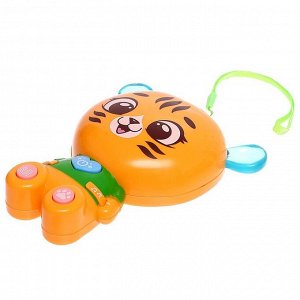 Музыкальная игрушка «Любимые зверята: Тигрёнок», звук, свет, цвет оранжевый