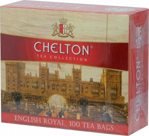 Basilur Tea CHELTON. Английский Королевский 200 гр. карт.пачка, 100 пак.