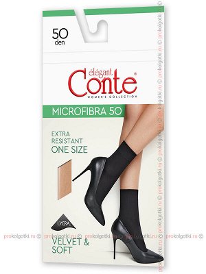 CONTE, MICROFIBRA 50 socks (new)