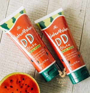 Пенка для умывания матирующая "Арбуз" Aron / Aron Watermelon DD Gluta Facial Foam