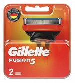 GILLETTE® FUSION Сменные кассеты для бритья 2шт