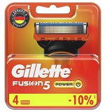 GILLETTE® FUSION Power Сменные кассеты для бритья 4шт