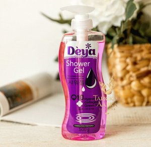 Гель для душа "Коллаген, Q10 и Чайное дерево" Deya / Deya Shower Gel Collagen Q10 Green Tea