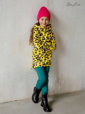 Костюм Листопад желтый леопард