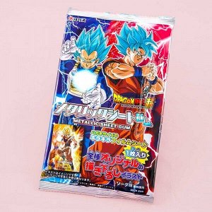 Резинка жевательная Coris "Dragon Ball Metal Sheet" 15г,