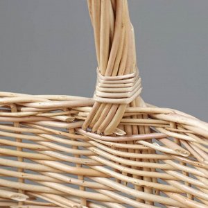 Корзина «Грибная», №4, 38?32?42 см, 15 л, ручное плетение, лоза
