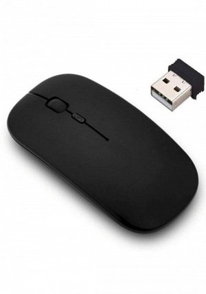 Earldom Беспроводная мышка G5100 черная для ПК, Ноутбука аккумуляторная мышь