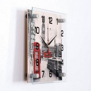 Часы настенные, серия: Интерьер, "Лондон", 25 х 25 см
