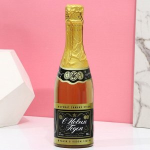 Гель для душа во флаконе шампанское «Удачи в Новом году!», 500 мл