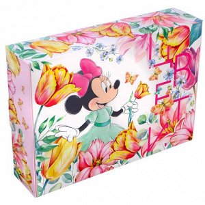 Коробка подарочная складная "Цвети", 21х15х5см, Минни Маус