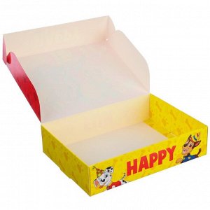 Коробка складная "Happy", 21х15х5 см, PAW PATROL