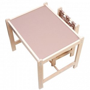 Набор детской игровой мебели (стол+ стул) «Каспер» коричневый