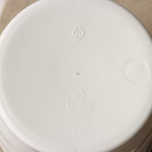Контейнер для мусора Rambai, 1.5 л, d=14.5 см, h=21 см, круглый, светло-серый