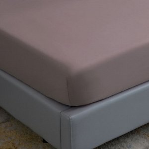Комплект постельного белья Однотонный Сатин на резинке CSR036