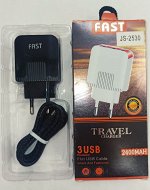 Зарядное устройство + вилка JS-2530 3USB
