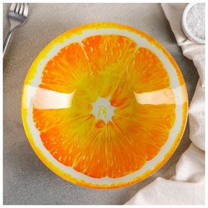 Салатник Доляна "Сочный апельсин"