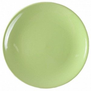 Тарелка Доляна «Пастель» d=19 см. цвет зелёный