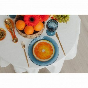 Тарелка десертная Доляна "Сочный апельсин"