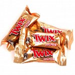 Конфеты шоколадные батончики Twix Minis, 250 гр.