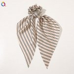Резинка для волос, с лентами, в полоску